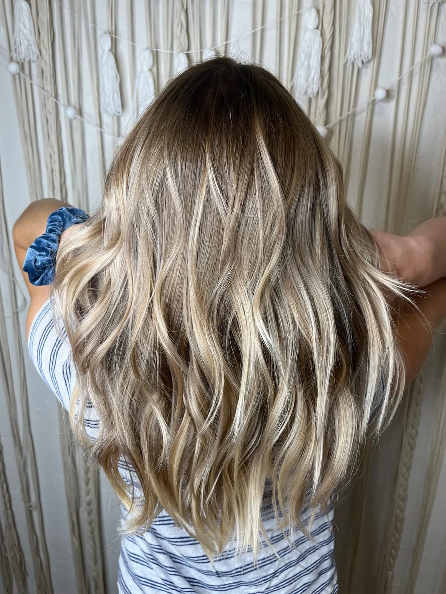 Organic hair color results at Sacred Roots Asheville
